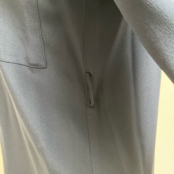 The Reset/R Label 100% Silk Button Down Navy Dress Size XS - Picture 5 of 8